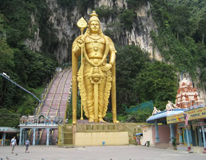 De Batu-grotten, ten noorden van Kuala Lumpur