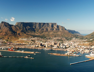 De Tafelberg met Kaapstad